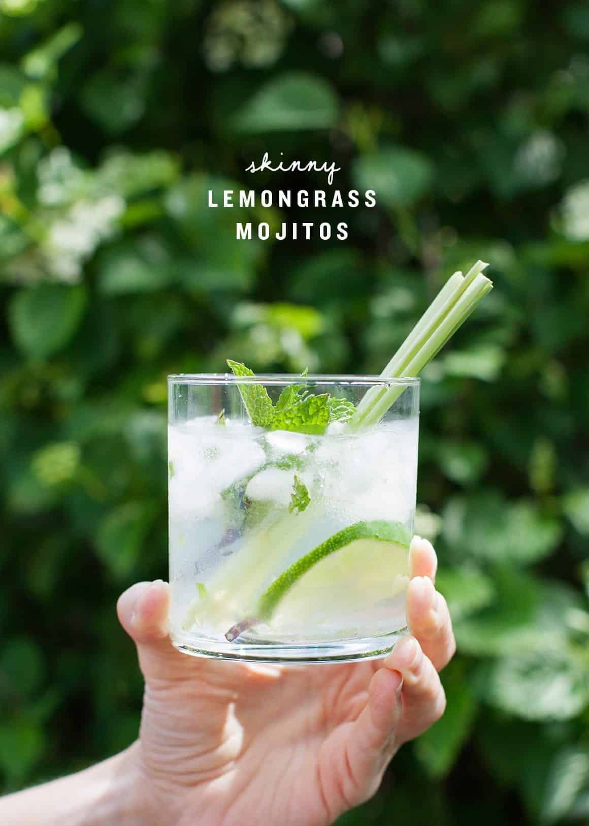Skinny Lemongrass Mojitos - best summer cocktails