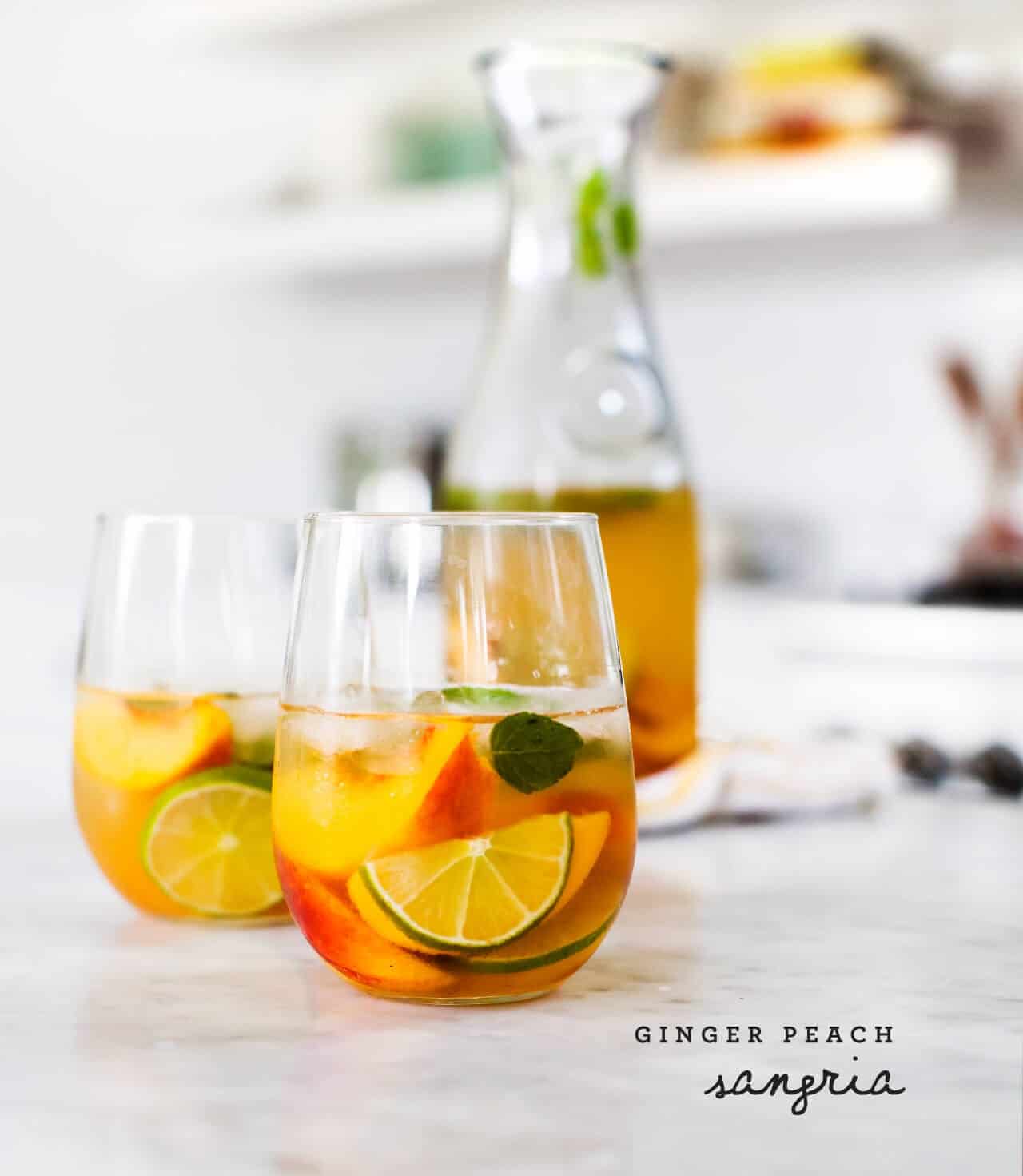 Peach Sangria - summer cocktail recipes