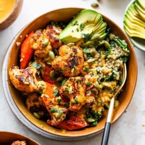 Roasted Veggie Glow Bowls