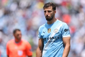 ORLANDO, FLORIDA - JUNE 26: Ruben Dias #3 of Manchester City during the FIFA Club World Cup 2025 group G match between Juventus FC and Manchester City FC at Camping World Stadium on June 26, 2025 in Orlando, Florida. (Photo by Dan Mullan/Getty Images)