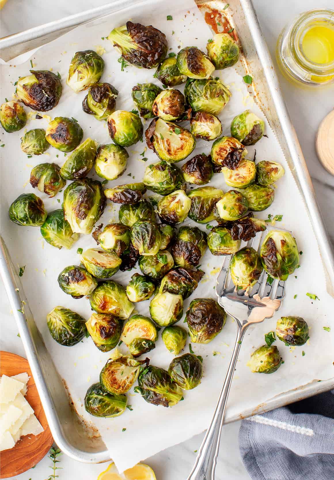 Roasted Brussels sprouts