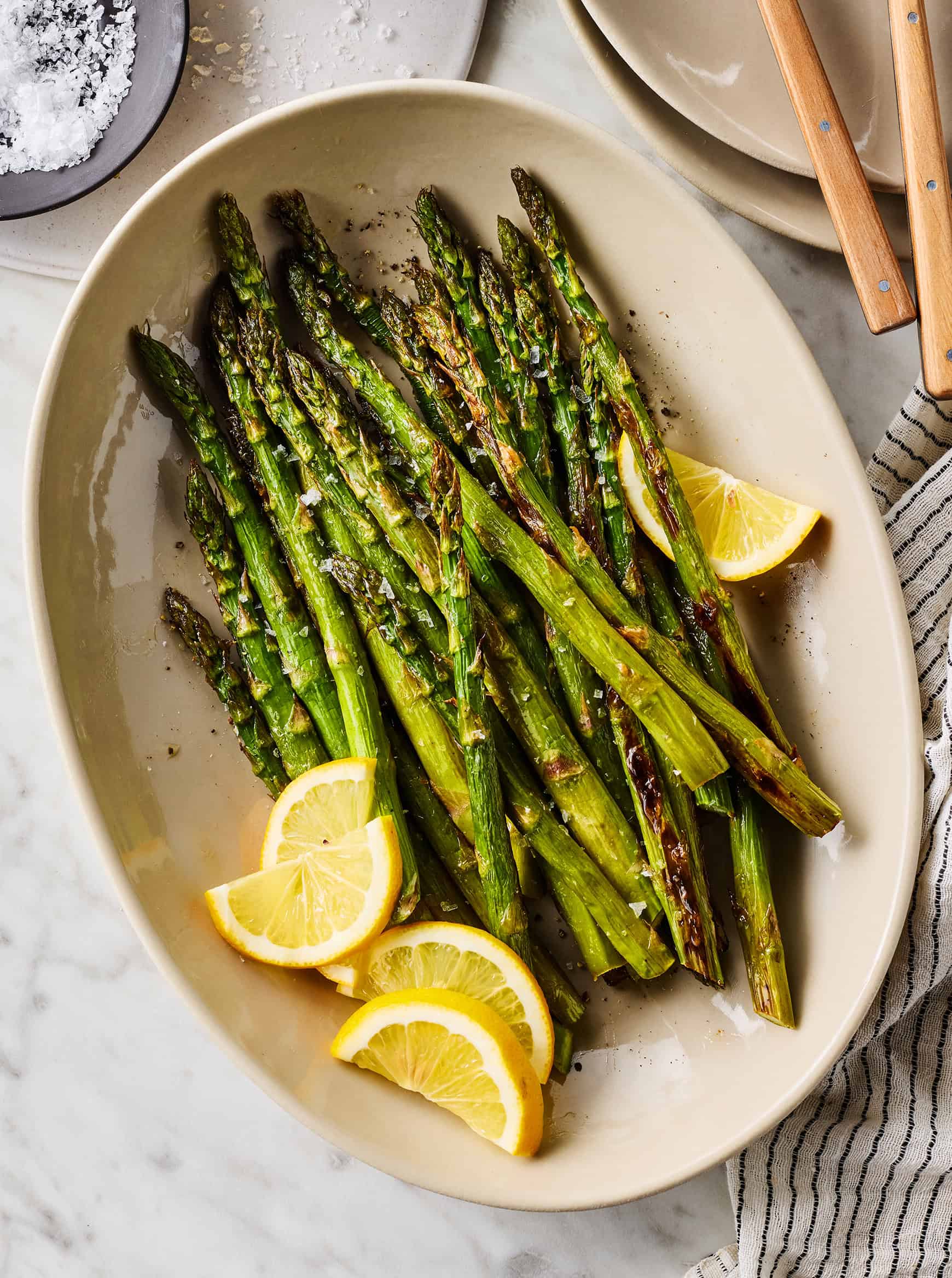 Roasted asparagus