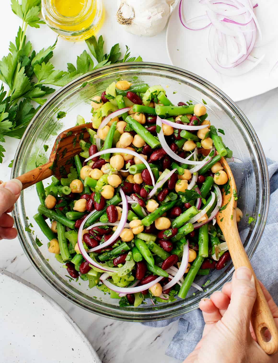 Best Easter side dishes - Three bean salad 