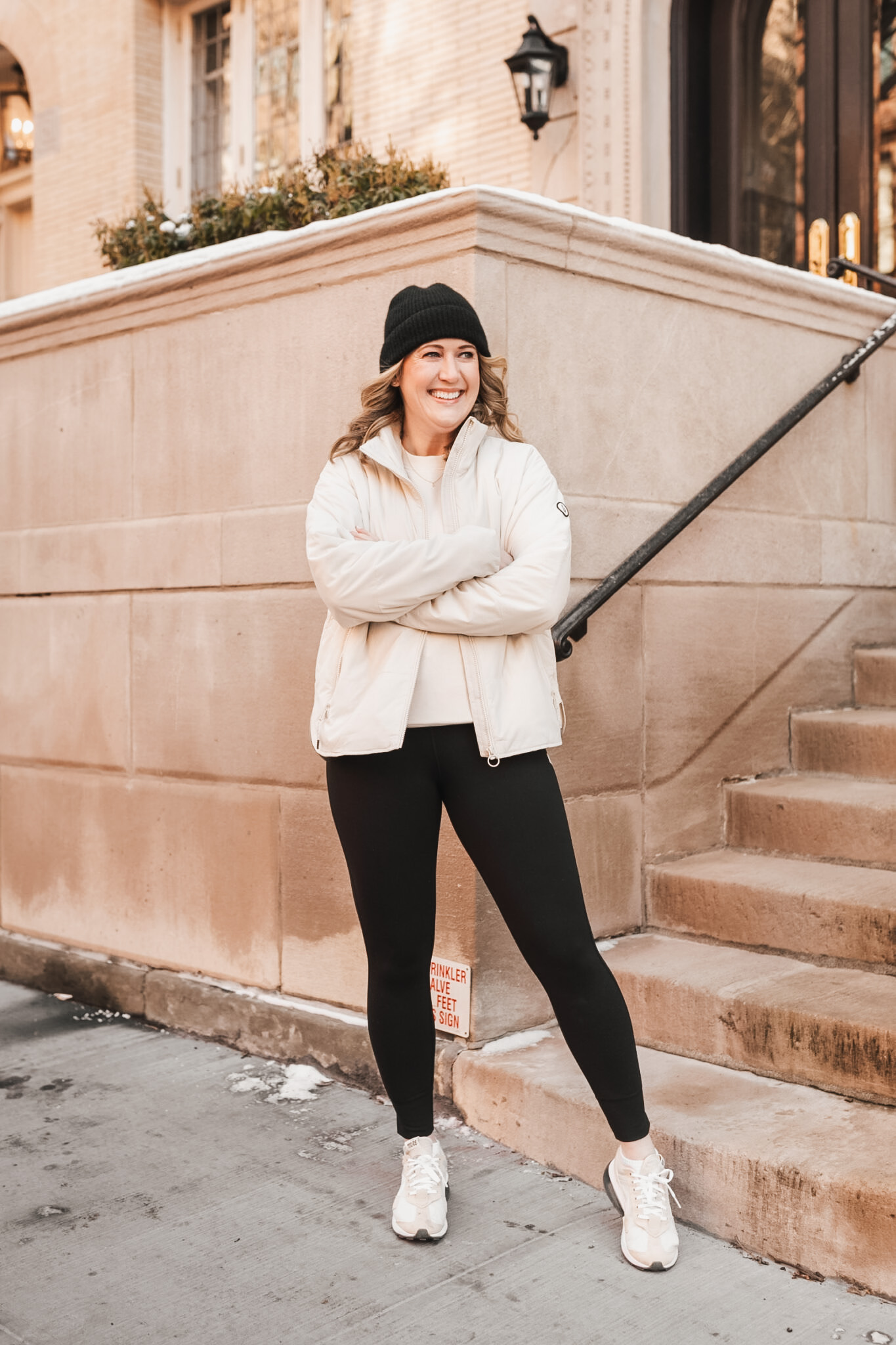 Wit & Whimsy wearing Winter Weekend Athleisure