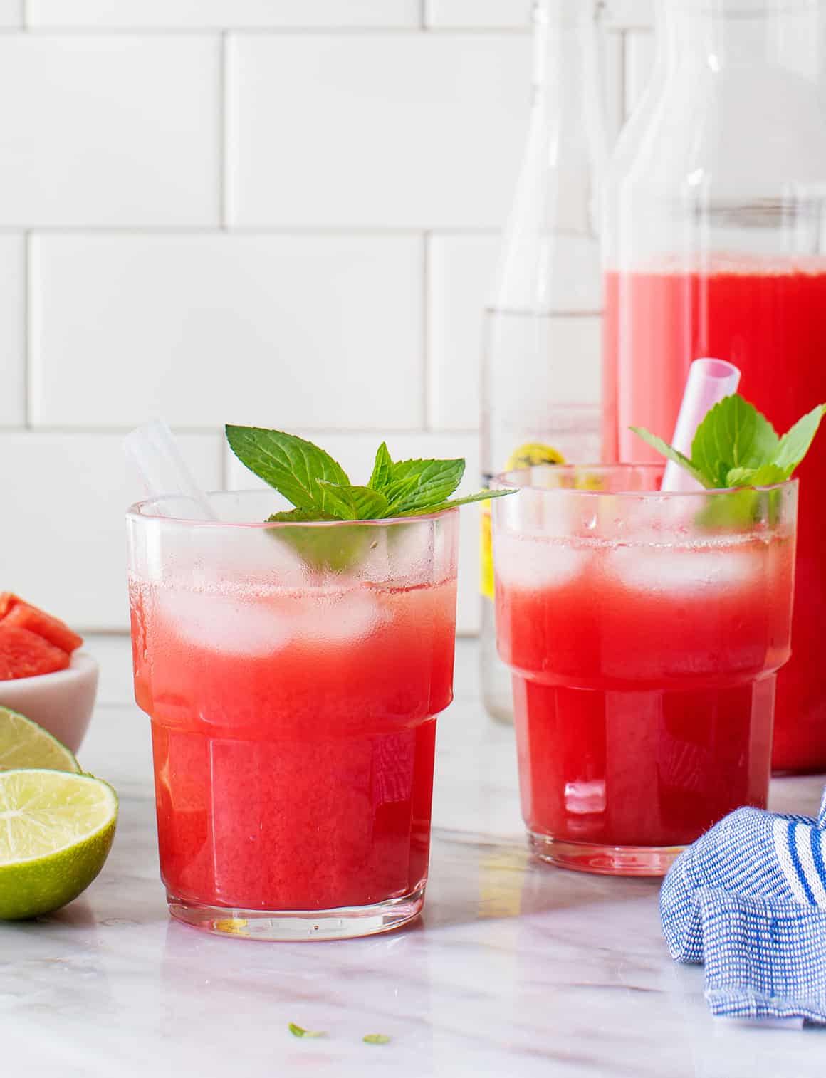 Watermelon juice - non-alcoholic summer drinks